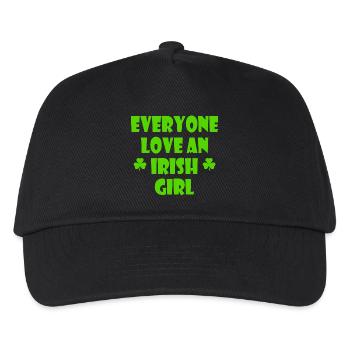 Everyone loves an irish girl - Kinder Basecap - Schwarz - Vorne
