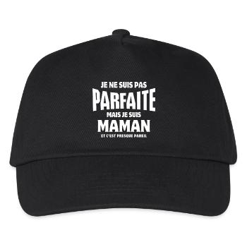 maman, super maman, meilleure maman - Casquette de baseball Enfant - noir - Devant