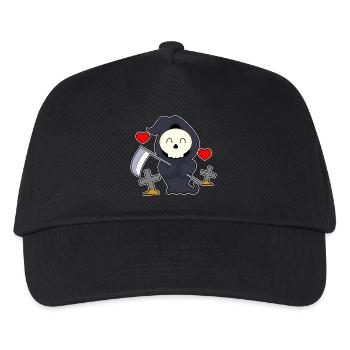 Sensemann Halloween Grab - Kinder Basecap - Schwarz - Vorne