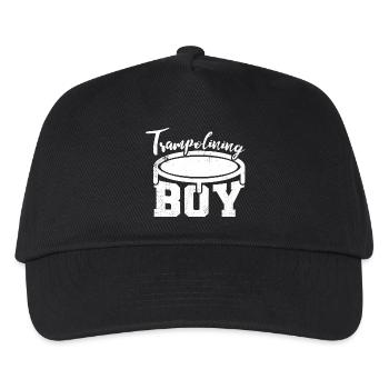Trampoline Jumper Boy - Kids’ Baseball Cap - black - Front