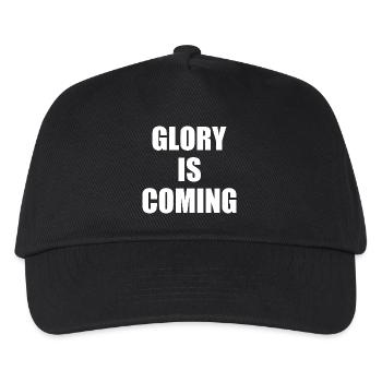 Glory is coming - Kids’ Baseball Cap - black - Front