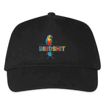 Parrot Rainbow BLUE SHIT - HAPPY BIRD - Kids’ Baseball Cap - black - Front