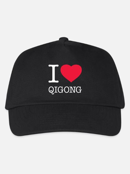 I LOVE QIGONG - Kinder Basecap - Schwarz