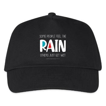 Feel the Rain (dark) - Kids’ Baseball Cap - black - Front