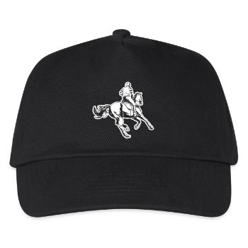 Reiter - Kinder Basecap - Schwarz - Vorne
