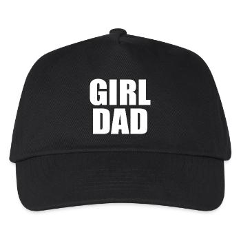 Girl dad - Kinder Basecap - Schwarz - Vorne