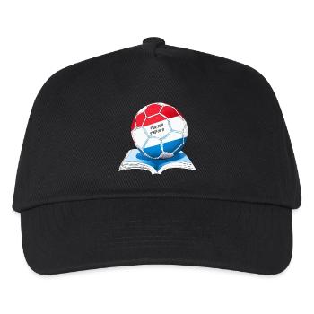 Französische Mode im modernen Design - Kinder Basecap - Schwarz - Vorne