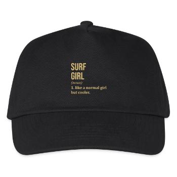 Surf Surf Surf - Kids’ Baseball Cap - black - Front