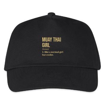 Muay Thai - Kids’ Baseball Cap - black - Front