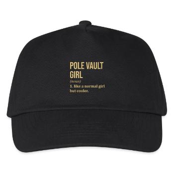 Saut à la perche Saut à la perche Saut à la perche - Casquette de baseball Enfant - noir - Devant