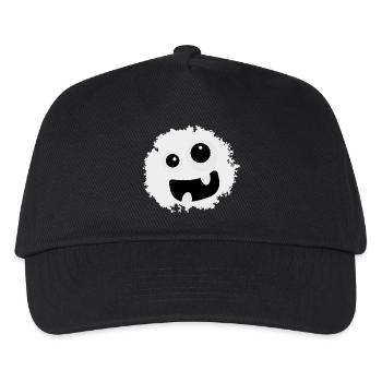 Lachendes Monster - Halloween - Gespenst - Geist - Kinder Basecap - Schwarz - Vorne