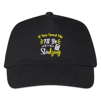 Studying Students Learning Practice Assignment Exams - Kids’ Baseball Cap - black - Front