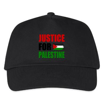 justice for palestine - Kids’ Baseball Cap - black - Front