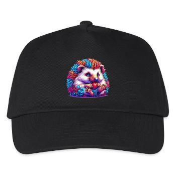 Hedgehog - Kids’ Baseball Cap - black - Front