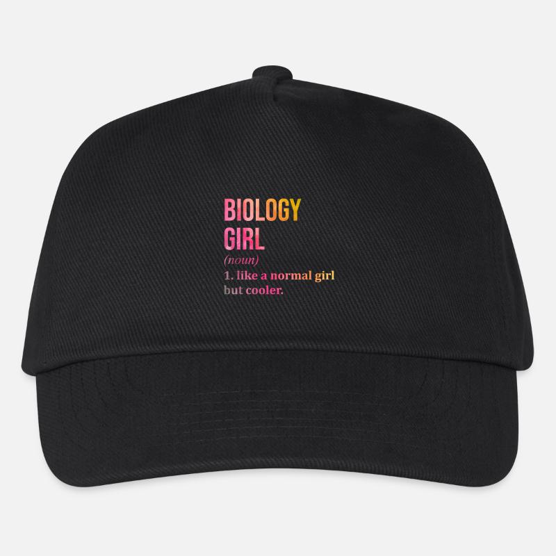 Biologie - Kinder Basecap - Schwarz