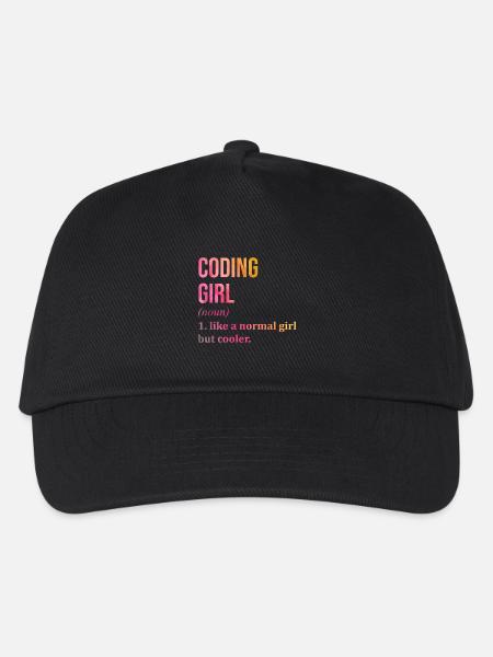 Coding Coding Coding - Kids’ Baseball Cap - black