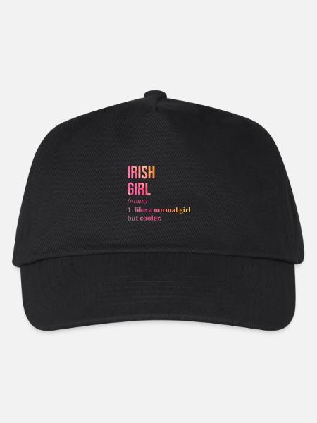 Irland Irland Irland - Kinder Basecap - Schwarz