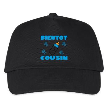 BALDIGER COUSIN - Kinder Basecap - Schwarz - Vorne