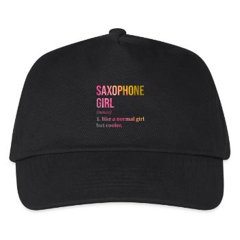 Saxophone - Kids’ Baseball Cap - black - Front