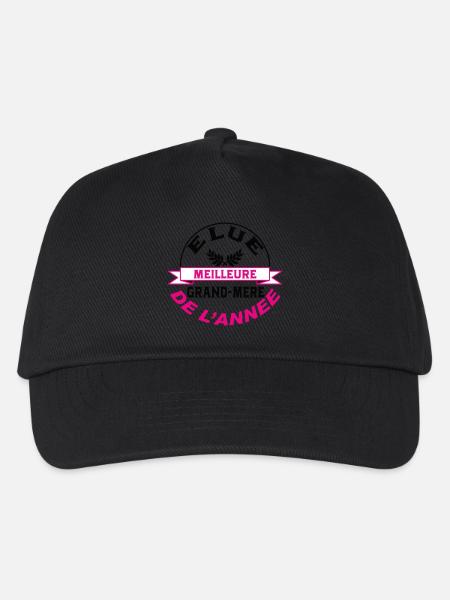 Voted best GRANDMOTHER of the year - Kids’ Baseball Cap - black