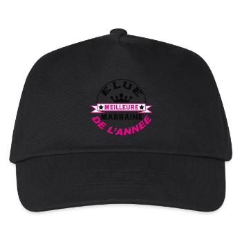 Voted best GODMOTHER of the year - Kids’ Baseball Cap - black - Front