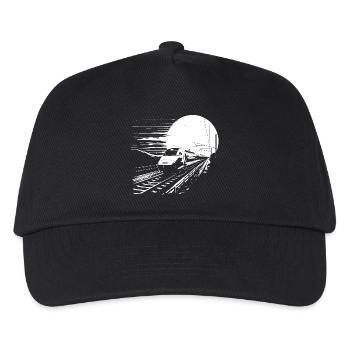 Railway Graphic - Kids’ Baseball Cap - black - Front