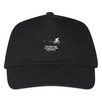 Extra Motivation for Cyclists Mobile Phone - Kids’ Baseball Cap - black - Front