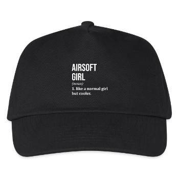 Airsoft Airsoft Airsoft - Kinder Basecap - Schwarz - Vorne