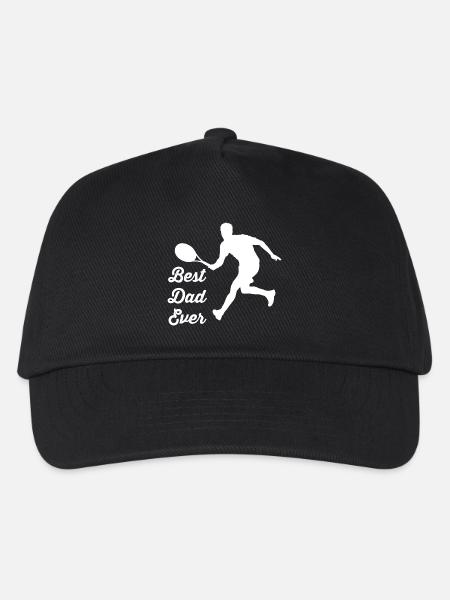 Tennis - Kinder Basecap - Schwarz