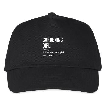 Gardening Gardening Gardening - Kids’ Baseball Cap - black - Front