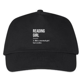 Lesen Lesen Lesen - Kinder Basecap - Schwarz - Vorne