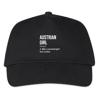 Austria Austria Austria - Kids’ Baseball Cap - black - Front
