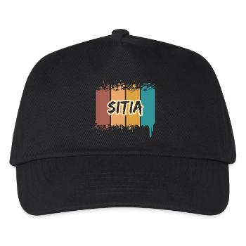 Sitia Sitia - Kinder Basecap - Schwarz - Vorne