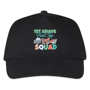 Escouade d’excursion de 1ère année Créatures marines amusantes - Casquette de baseball Enfant - noir - Devant