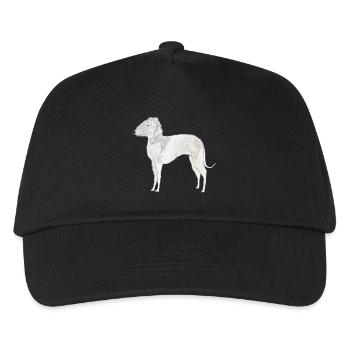 Bedlington Terrier - Kinder Basecap - Schwarz - Vorne