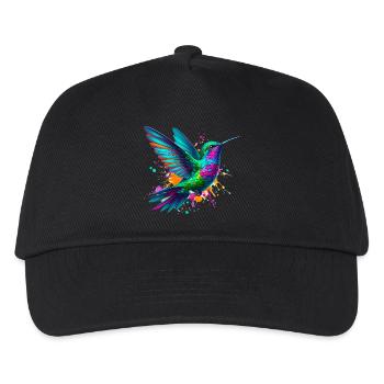 Kolibri - Kinder Basecap - Schwarz - Vorne