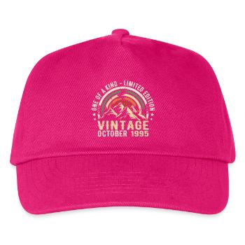 Anniversaire octobre 1995 - Born in October 1995 - Kids’ Baseball Cap - fuchsia - Front