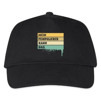Gift for Fine Polisher - Kids’ Baseball Cap - black - Front