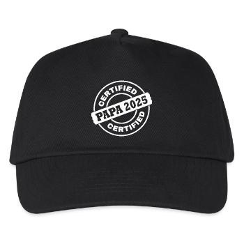 Papa 2025 - Kids’ Baseball Cap - black - Front