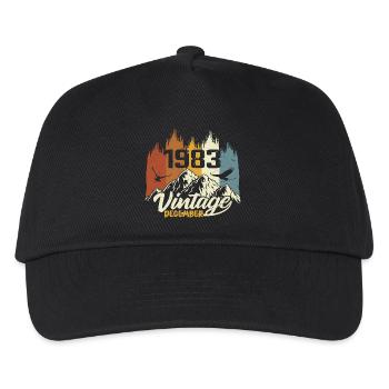 Birthday present born in December 1983 - Kids’ Baseball Cap - black - Front