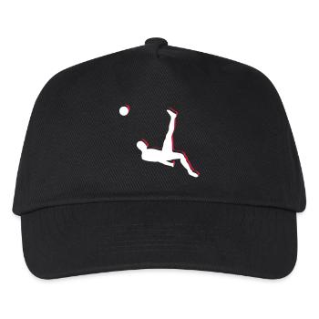 Soccer Overhead Kick Sports - Casquette de baseball Enfant - noir - Devant
