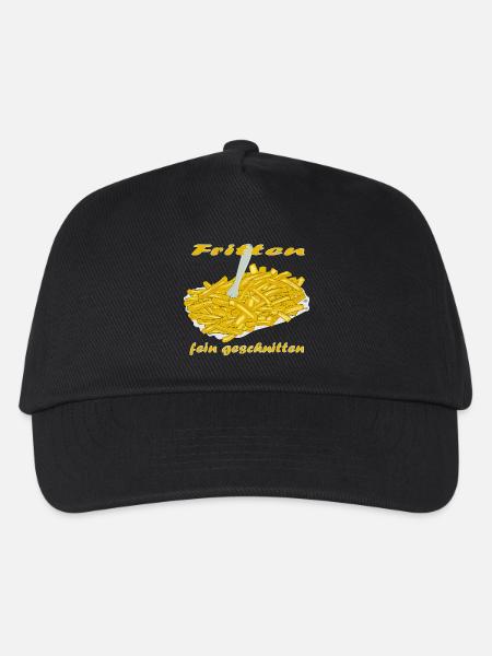 Pommes Frittes - Kinder Basecap - Schwarz