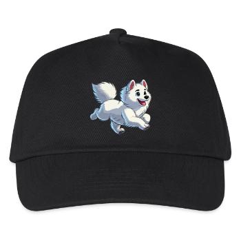 Samoyed young - Kids’ Baseball Cap - black - Front