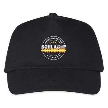 Ich kann nicht leben ohne Schlager - Kinder Basecap - Schwarz - Vorne