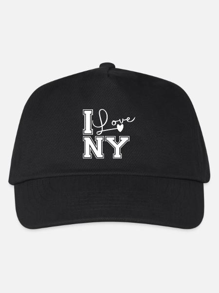 I love ny - Kinder Basecap - Schwarz