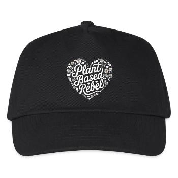 Vegetarian Vegan Veggie Vegetarian - Kids’ Baseball Cap - black - Front
