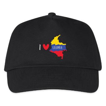 Colombia - Kids’ Baseball Cap - black - Front