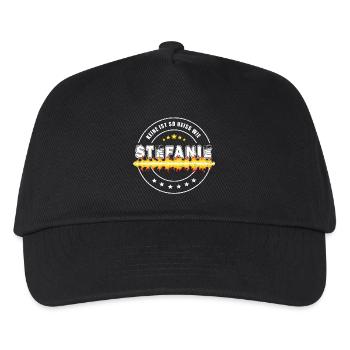Keine ist so heiss wie Stefanie - Kinder Basecap - Schwarz - Vorne