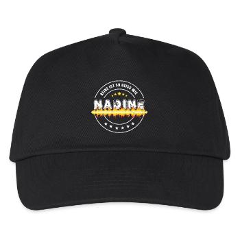 Keine ist so heiss wie Nadine - Kinder Basecap - Schwarz - Vorne