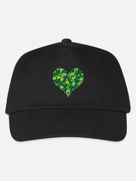 Irland Kleeblatt - Kinder Basecap - Schwarz